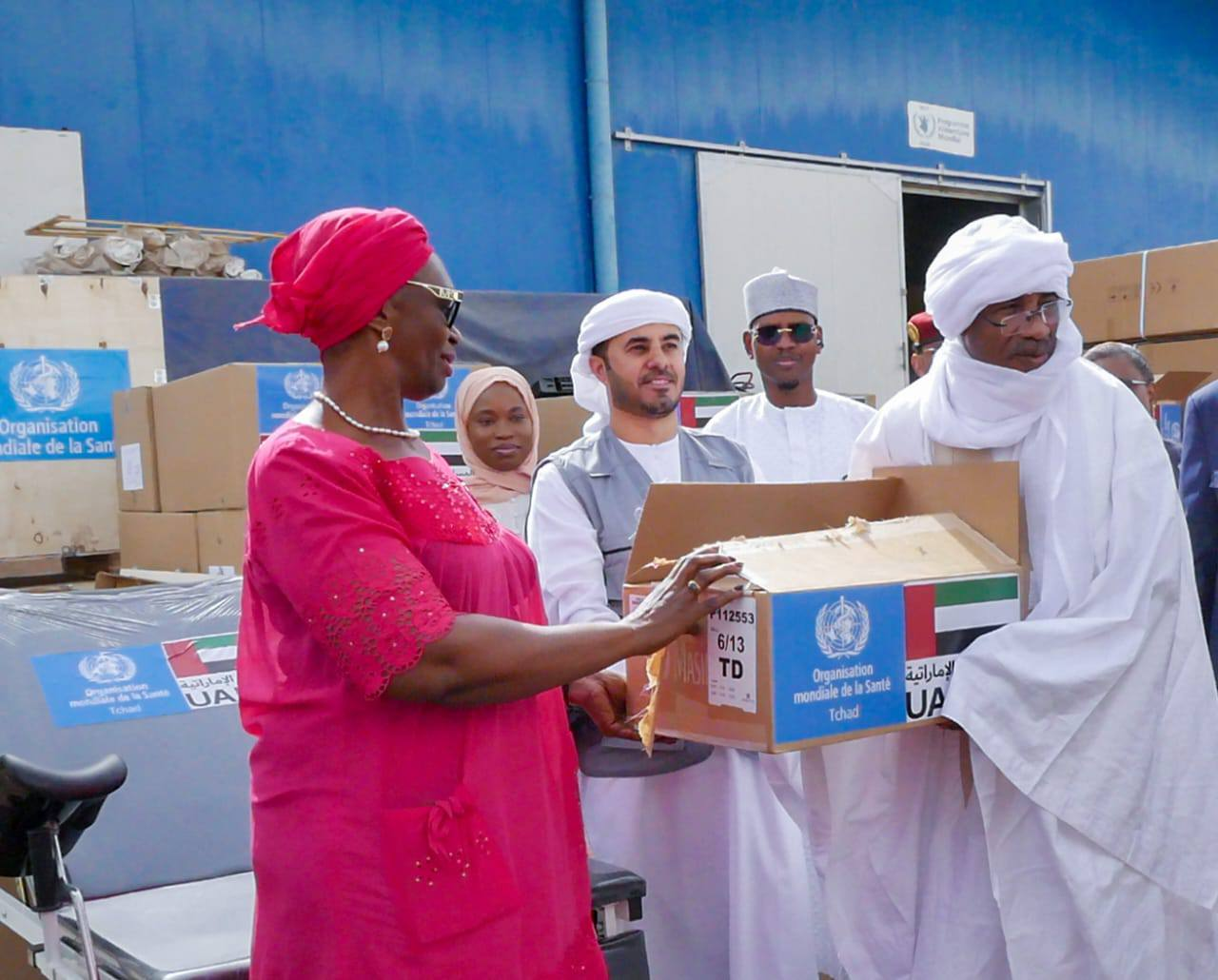 صحة: وزيرالصحة يتسلم أكثرمن 600 معدات طبية إماراتية لدعم الرعاية الصحية بشرق تشاد